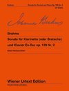 Sonate für Klarinette (oder Bratsche) und Klavier Es-Dur op. 120 Nr. 2