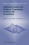 Multivalued Analysis and Nonlinear Programming Problems with Perturbations