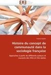 Histoire du concept de communauté dans la sociologie française