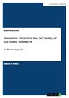 Automatic extraction and processing of document references