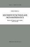 Recursive Functions and Metamathematics