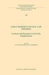 Early Modern Natural Law Theories