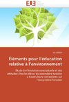 Éléments pour l'éducation relative à l'environnement