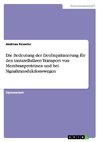 Die Bedeutung der Deubiquitinierung für den intrazellulären Transport von Membranproteinen und bei Signaltransduktionswegen