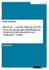 Historisch - politische Bildungsarbeit für Menschen mit geistiger Behinderung am Beispiel der nationalsozialistischen  