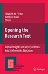 Opening the Research Text