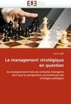 Le management stratégique en question