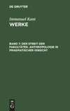 Der Streit der Fakultäten. Anthropologie in pragmatischer Hinsicht