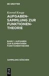 Aufgaben zur elementaren Funktionentheorie