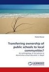 Transferring ownership of public schools to local communities?