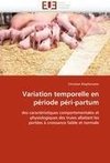 Variation temporelle en période péri-partum