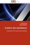 SCIENCE DES MATÉRIAUX