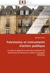 Patrimoine et instruments d'action publique