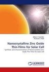 Nanocrystalline Zinc Oxide Thin Films for Solar Cell