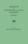 Marriages of Rutherford County, Tennessee, 1804-1872