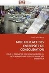 MISE EN PLACE DES ENTREPÔTS DE CONSOLIDATION