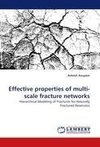 Effective properties of multi-scale fracture networks