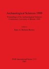 Archaeological Sciences 1999