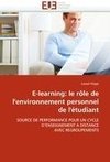 E-learning: le rôle de l'environnement personnel de l'étudiant