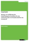 Beitrag zur Aufklärung des Entstehungsmechanismus für das Vorhandensein von Restdruckfarben im Deinkstoff