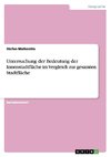 Untersuchung der Bedeutung der Innenstadtfläche im Vergleich zur gesamten Stadtfläche