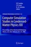 Computer Simulation Studies in Condensed-Matter Physics XIX