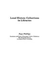 Local History Collections in Libraries