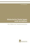 Historische Texte lesen und verstehen