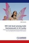 HIV risk level among male homosexuals in Sri Lanka