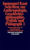 Schriften zur Anthropologie I, Geschichtsphilosophie, Politik und Pädagogik