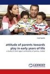 attitude of parents towards play in early years of life