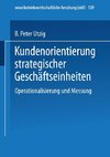 Kundenorientierung strategischer Geschäftseinheiten