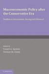 Macroeconomic Policy After the Conservative Era