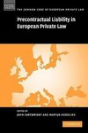 Precontractual Liability in European Private Law