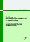 Einführung von Projektmanagement-Standards im Maschinenbau: Individuelle Anpassung für die werkstofftechnische Forschung und Materialprüfung