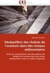 Déséquilibre des chaînes de l'uranium dans des niveaux sédimentaires