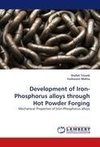 Development of Iron-Phosphorus alloys through Hot Powder Forging