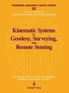 Kinematic Systems in Geodesy, Surveying, and Remote Sensing