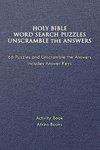 Holy Bible Word Search Puzzles Unscramble the Answers