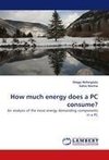 How much energy does a PC consume?