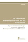 Der Einfluss von Bodeneigenschaften auf die Rillenerosion