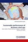 Sustainable performance of business start-ups