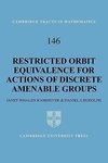 Restricted Orbit Equivalence for Actions of Discrete Amenable Groups