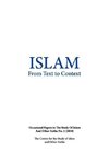 Islam from Text to Context