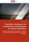 Propriétés chimiques des composantes cinématiques du disque galactique