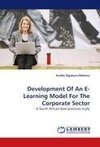 Development Of An E-Learning Model For The Corporate Sector