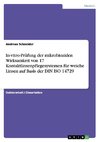 In-vitro-Prüfung der mikrobioziden Wirksamkeit von 17 Kontaktlinsenpflegesystemen für weiche Linsen auf Basis der DIN ISO 14729