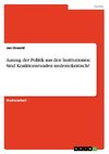 Auszug der Politik aus den Institutionen: Sind Koalitionsrunden undemokratisch?