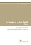 Interactions in thin liquid films