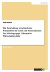 Die Beurteilung verschiedener Politikbereiche durch das Memorandum der Arbeitsgruppe 'Alternative Wirtschaftspolitik'